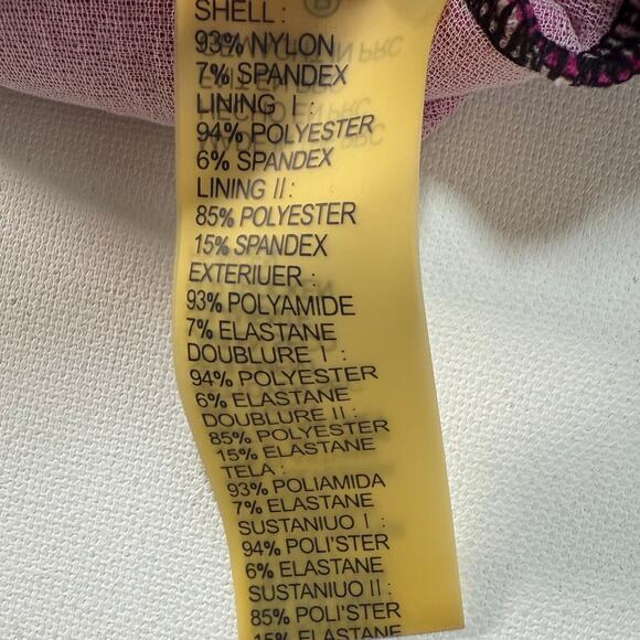 Retro Nue by Shani Colorblock Sheath Dress Women’s 8 Pink Red Black - Picture 8 of 9